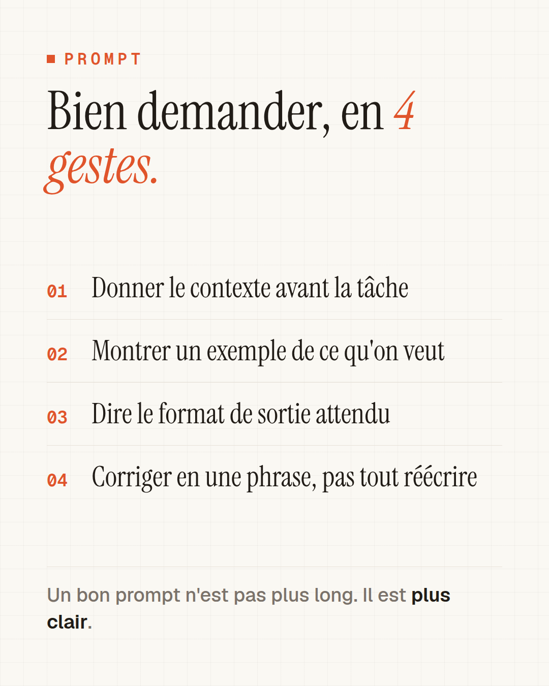 Exemple de composition liste